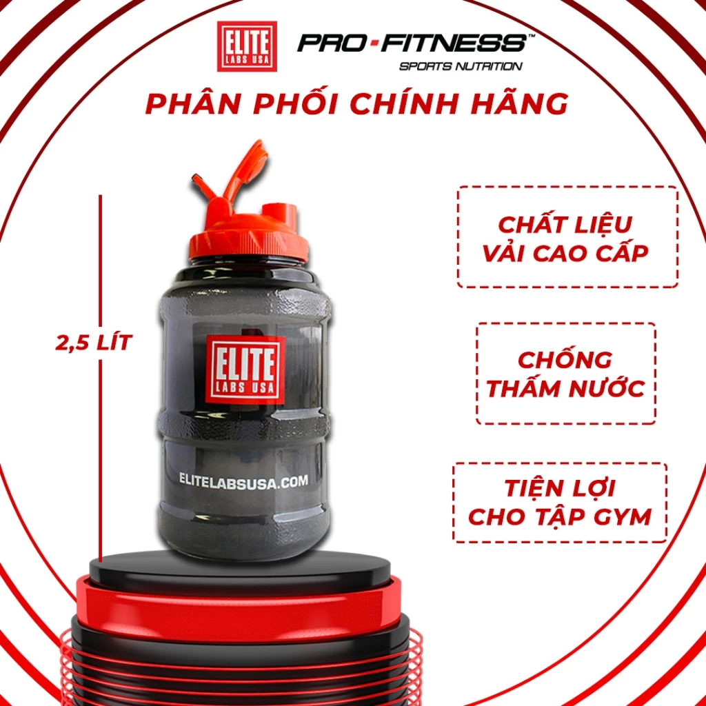 Bình đựng nước cao cấp Elite Labs USA